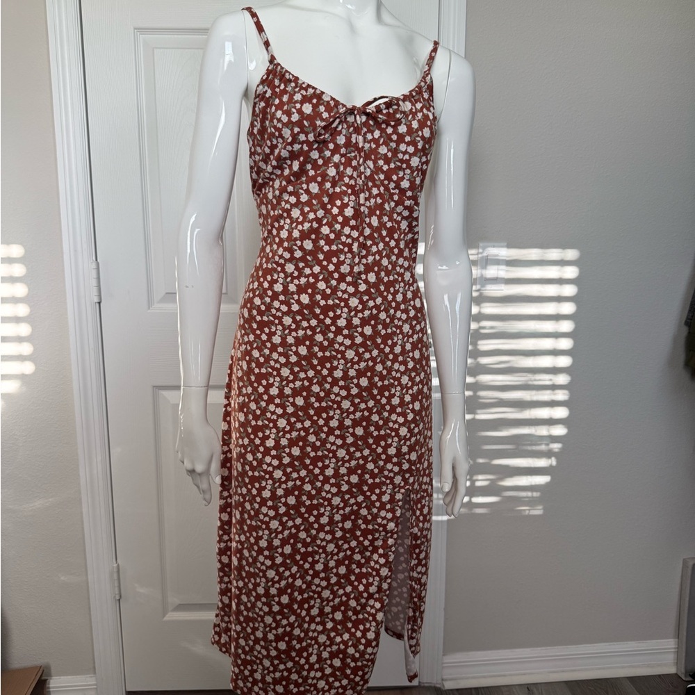 Hollister Floral Spaghetti Strap Dress